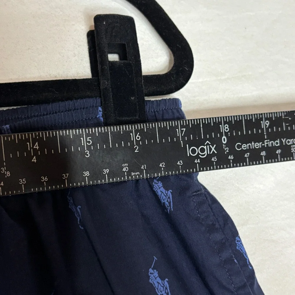 Polo Ralph Lauren‎ Men's Navy All Over Pony Logo Sleepwear Pajama Pants XL